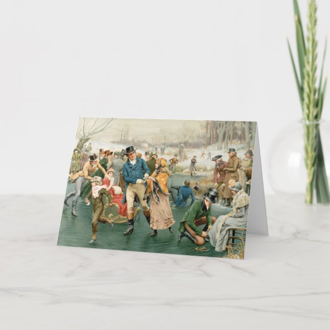Tarjeta Festiva Una Feliz Navidad, de los Años Anuales, 1907 (Anverso)