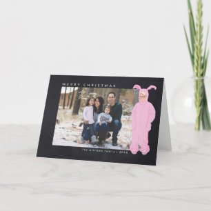 Tarjeta Festiva Una historia de Navidades Ralphie Bunny Suit - F