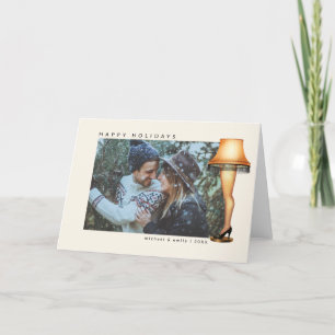 Tarjeta Festiva Una lámpara de pierna de A Christmas Story   Foto 