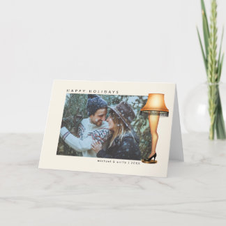 Tarjeta Festiva Una lámpara de pierna de A Christmas Story | Foto 