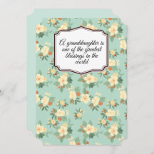 Una nieta es una de las mayores bendiciones.