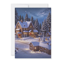 Una Noche Invernal Acogedora Esperando a Santa