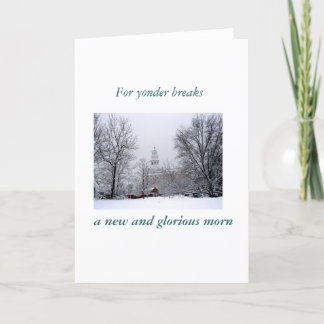 Tarjeta Festiva Una nueva y gloriosa mañana