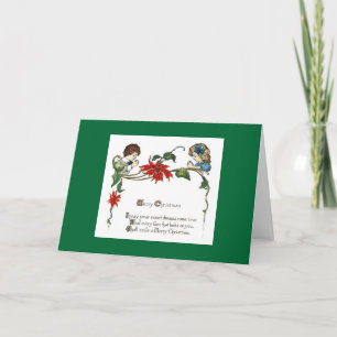 Tarjeta Festiva Una oración de Navidades