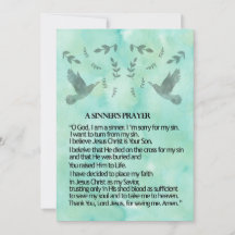 Una oración de Sinner