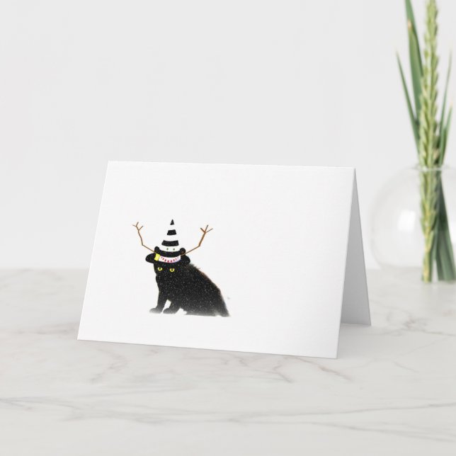 Tarjeta Festiva Una poca curiosidad (Anverso)