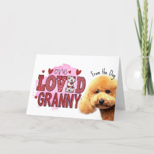 Tarjeta Festiva Una querida abuela....tarjeta del Día de la Madre 