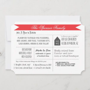 Tarjeta Festiva Una revisión de años