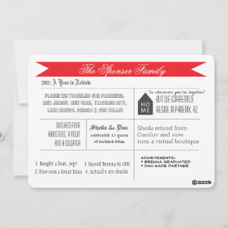 Tarjeta Festiva Una revisión de años