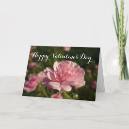 Tarjeta Festiva Una rosa para una rosa feliz día de San Valentín