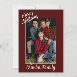 Tarjeta Festiva Una temporada de alegría - familia y fe