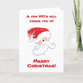 Tarjeta Festiva Unas pocas HO's para Navidades