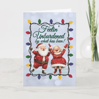 Tarjeta Festiva Unburdened By What Has Been Christmas Card