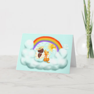 Tarjeta Festiva Und Hund de Engel