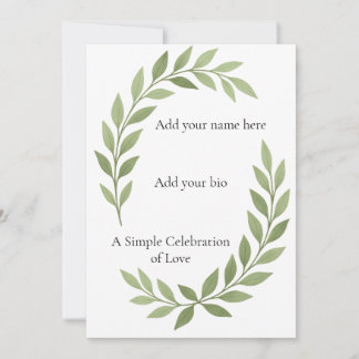 Tarjeta Festiva Under the arch of nature’s calm