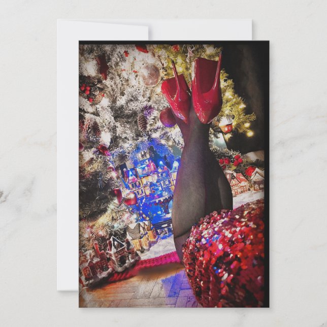 Tarjeta Festiva Under The Tree (Anverso)