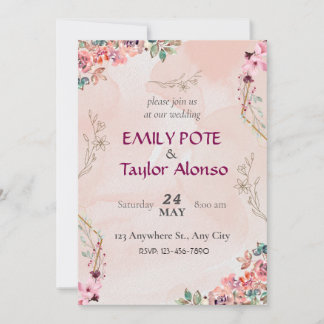 Tarjeta Festiva Únete a nosotros para una noche de amor y celebrac