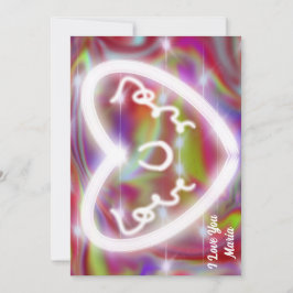 Tarjeta Festiva Único Resumen De San Valentín Colorido Y Viviente 