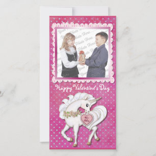 Tarjeta Festiva Unicorn Magic Valentine