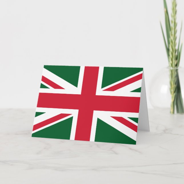 Tarjeta Festiva Union Jack (Anverso)