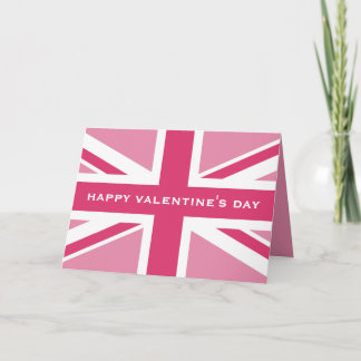 Tarjeta Festiva Union Jack Valentine