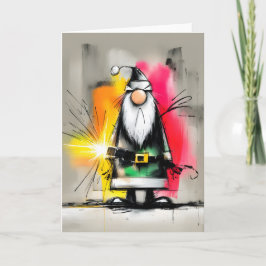 Tarjeta Festiva Unique Colorful Christmas Cards