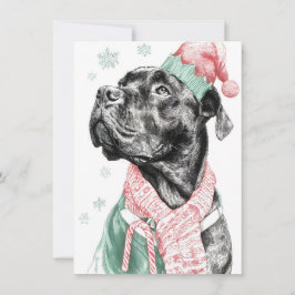 Tarjeta Festiva Unique Dog Christmas Cards
