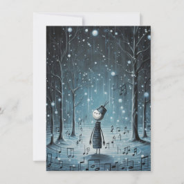 Tarjeta Festiva Unique Hand Drawn Christmas Cards