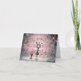 Tarjeta Festiva Unique Hand Drawn Christmas Cards