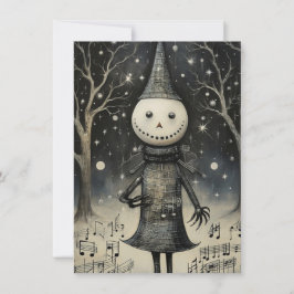 Tarjeta Festiva Unique Hand Drawn Christmas Cards