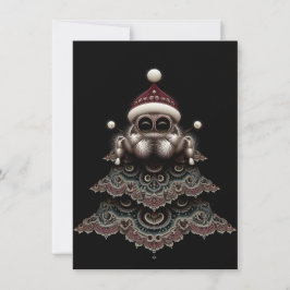 Tarjeta Festiva Unique Jumping Spider Christmas Cards