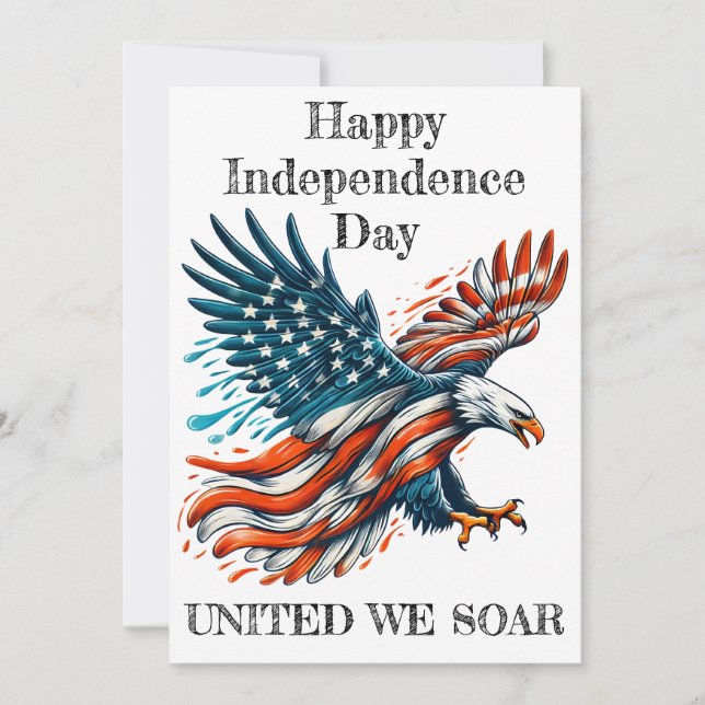 Tarjeta Festiva United We Soar (Anverso)