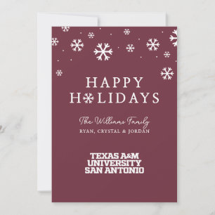 Tarjeta Festiva Universidad A&M de Texas-San Antonio
