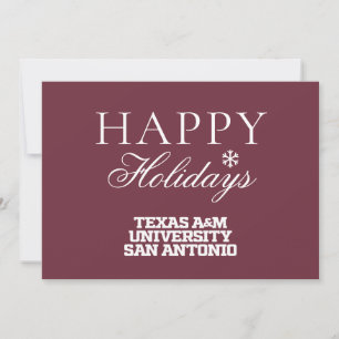 Tarjeta Festiva Universidad A&M de Texas-San Antonio