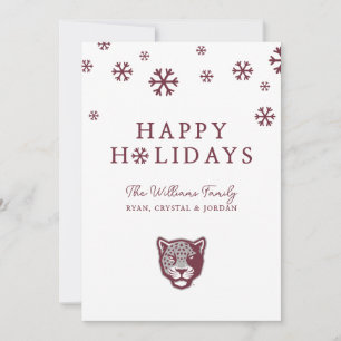 Tarjeta Festiva Universidad A&M de Texas-San Antonio   Jaguares