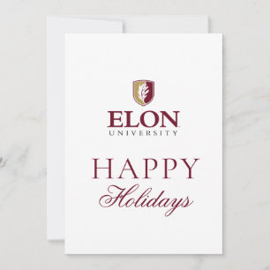 Tarjeta Festiva Universidad de Elon