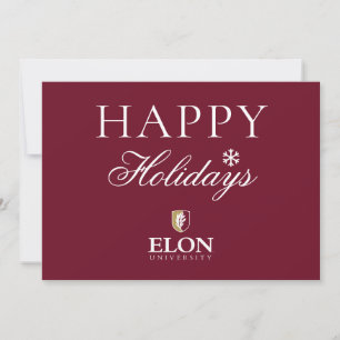 Tarjeta Festiva Universidad de Elon