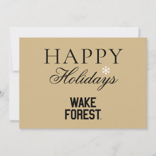 Tarjeta Festiva Universidad de Wake Forest   Wake Forest