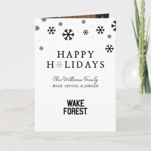 Tarjeta Festiva Universidad de Wake Forest   Wake Forest