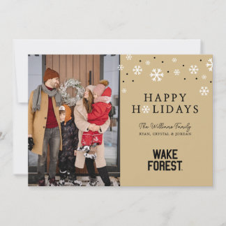 Tarjeta Festiva Universidad de Wake Forest | Wake Forest