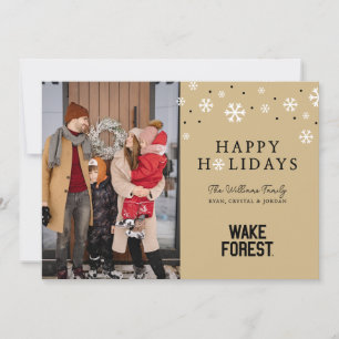 Tarjeta Festiva Universidad Wake Forest   Bosque Wake