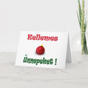 Tarjeta Festiva unnepeket de los kellemes