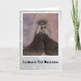 Tarjeta Festiva Unseelie Winter Solstice Card