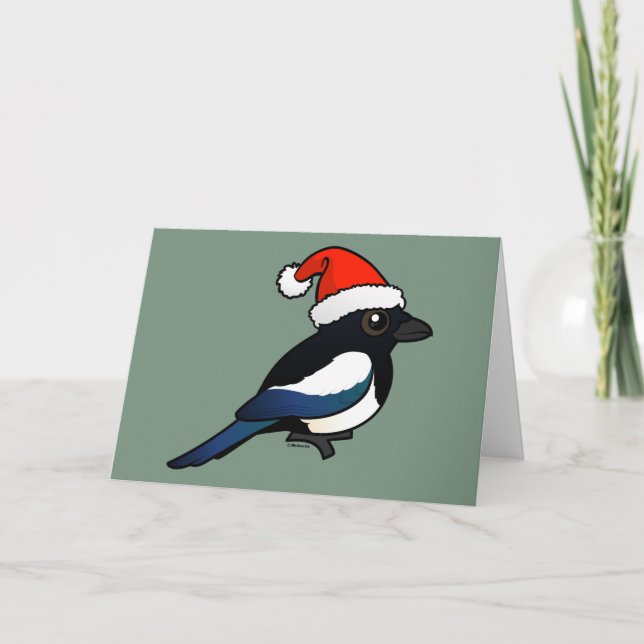 Tarjeta Festiva Urraca Santa (Anverso)