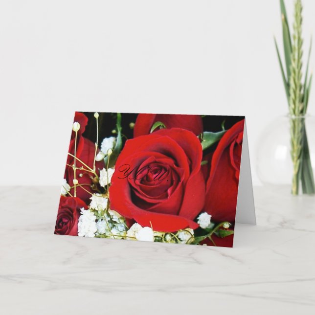 TARJETA FESTIVA USTED (Anverso)