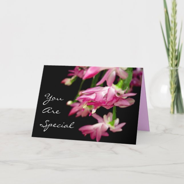 Tarjeta Festiva Usted es especial (Anverso)