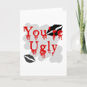 Tarjeta Festiva Usted es feo