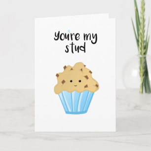 Tarjeta Festiva Usted es mi MOLLETE del perno prisionero