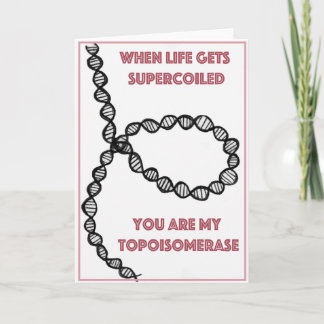 Tarjeta Festiva Usted es mi topoisomerase