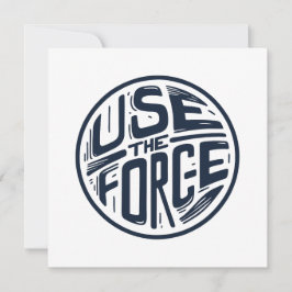 Tarjeta Festiva Utilizar la fuerza 2